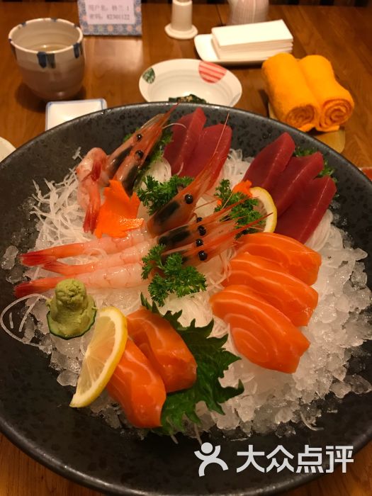 铃兰日本料理豪华三品刺身图片 - 第2张