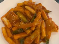鱼饼炒年糕-桃园中华料理炸酱面(燕儿岛路店)