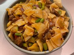 牛肉炒面片-臻老板牛肉面(光华路SOHO店)