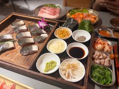 -围炉肉舍•炭烤活鳗•丹东海鲜烤肉(步行街店)