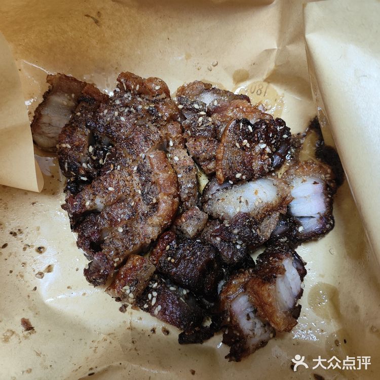 烤的嘎嘣脆炸的脆皮烤肉