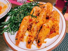 西班牙蒜香油爆虾-ZAFFERANO西班牙海鲜饭(上海首店)