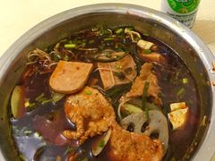 素菜加牛肉午餐肉-蓉城西二道无名冒菜(西二道街店)