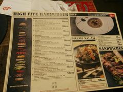 菜单-HIGH FIVE哈福手工汉堡(桂林路店)