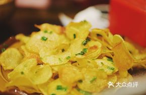 Scallion Potato Slices