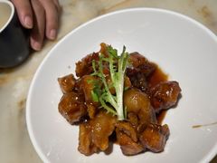 雪花糖醋里脊-绿茶餐厅(松江万达店)