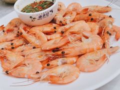 白灼基围虾-范饭椰林川湘味海鲜·椰子鸡(三亚湾椰梦长廊店)