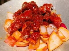 蒜香蜜汁排骨-绿茶餐厅(昌平悦荟店)