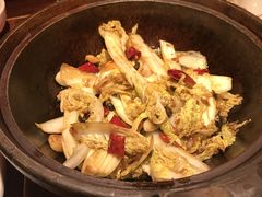 干锅有机花菜-绿茶餐厅(蓝色港湾店)