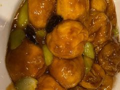 丝瓜烩面筋-福来居烤鸭店(天坛二店)