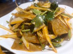 自制肉皮冻-韩师傅老大同刀削面(北苑路店)