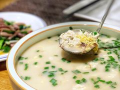 海蛎子牛毛菜炖豆腐-新海渔港·胶东海鲜家常菜·家宴(奥体中心店)