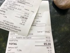 账单-莓园冰淇淋店