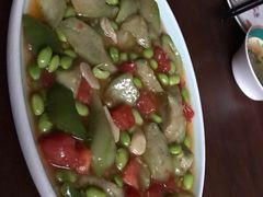 毛豆炒丝瓜-亚克西姆新疆菜(库车店)