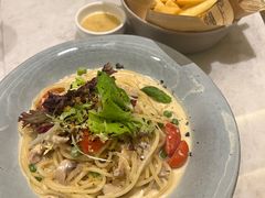 鸡肉奶油蘑菇意面-慕境Moment Space·Fresh(33小镇店)