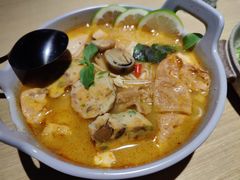 冬阴功汤米粉-本处·素食·融合料理(南油店)
