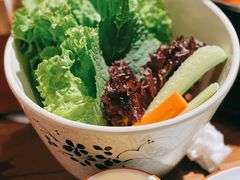 -明洞阿姨·韩式酱蟹烤肉·创意料理(三元桥店)