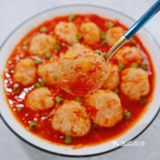 ‼️30道减脂菜—Q弹多汁的番茄浓汤鸡肉丸‼️