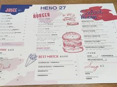 菜单-HELLO 27 意面·沙拉·帕尼尼