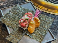 海胆生牛肉手卷-老乾杯和牛烧肉(王府中环店)