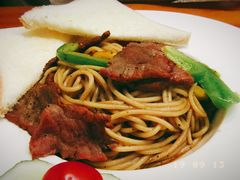 黑椒牛柳意面-Thanks美式餐厅(汉堡咖啡店)
