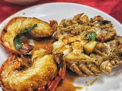 酱油王干煎生虾-新峰肉骨茶