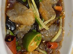 捞汁青柠脆蛰头-青雅中餐厅(大连金石滩绿发希尔顿度假酒店)