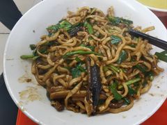 农家红炒长鱼炒面-三百碗宝应长鱼面(板仓街店)