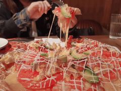 南瓜彩虹牛油果披萨-造精酿餐厅