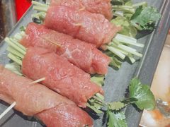牙签香菜牛肉-谭鸭血老火锅(漳州路店)