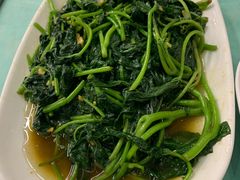 蒜蓉炒番薯叶-巫记鸡饭店