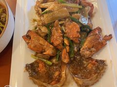 葱姜炒膏蟹-金穗园·砂锅粥.醉鸡煲火锅(长寿路店)
