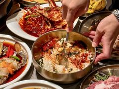 -草家酱蟹炭火烤肉店(珲春南路一店)