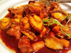 铁棍山药鲍鱼焖土鸡-阿庄新豫菜(航海东路店)