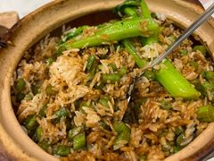 榄菜四季豆煲仔饭-粤·啫啫