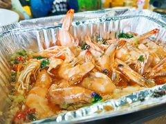 锡纸凤尾虾-秋香家韩式炭火烤肉(磐石路店)