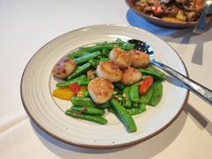 自家制XO酱炒蜜豆带子-三号黄浦会Canton Table