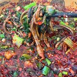 一人份豪华再豪华的临江鳝丝面🍜快速拥有！