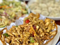 椒盐蘑菇-兄弟江湖东北老菜(三井街道店)