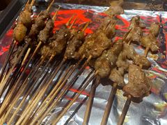 -路边摊小炉子烧烤