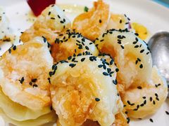 青芥芝麻明虾球-天顺渔港·海景餐厅(星海广场店)