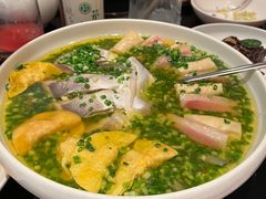 葱油东海鲳鱼拼鲜肉黑松露百叶包-玫瑰厅上海菜(兴国路店)