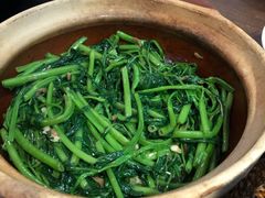 啫啫虾酱空心菜-熠盛粤味(永康路店)