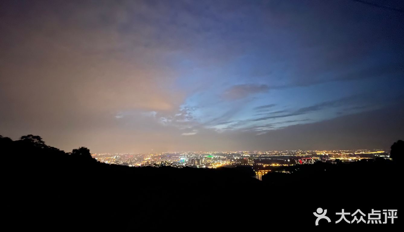 打卡龍泉山夜景