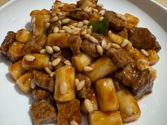 松子牛肉炒年糕-兔爸私家小厨(新北万达店)