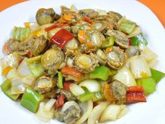 葱爆扇贝-金海湾海鲜总店