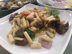 藕尖炒牛肉-嘉升大排档(番禺总店)