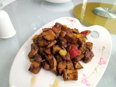菌菇黑椒牛仔粒-红菜坊·烤鸭·川鲁宴(石园店)