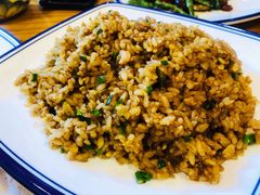 酱油肉末蛋炒饭-丁记盐蘸牛肉·新杭菜(河东路店)