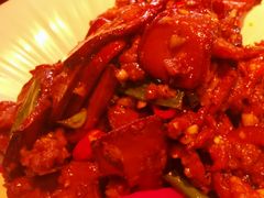 牛肝菌炒牛肉-云海肴·汽锅鸡·云南菜(天山百盛优客店)